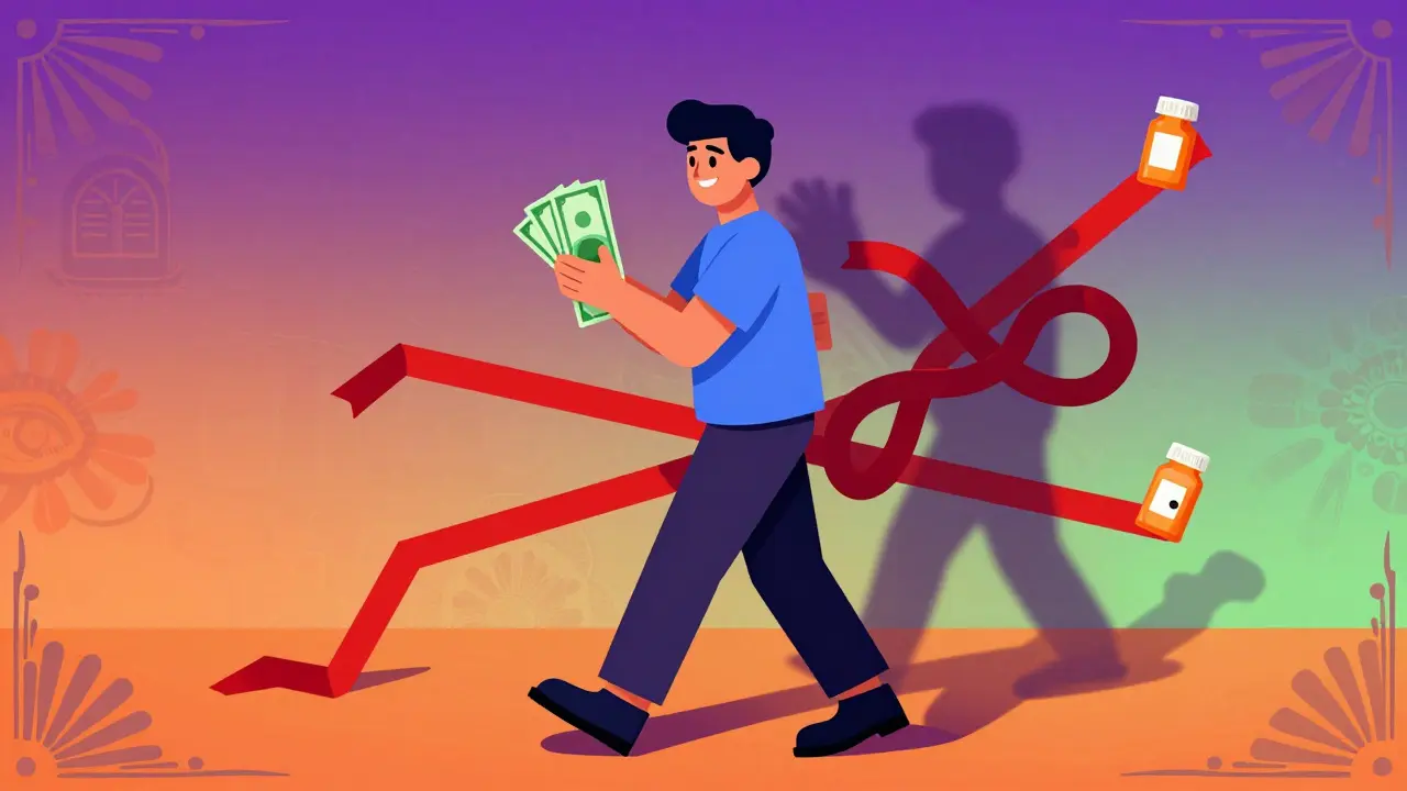 Patient empowered by paying cash for generic medication, avoiding bureaucracy